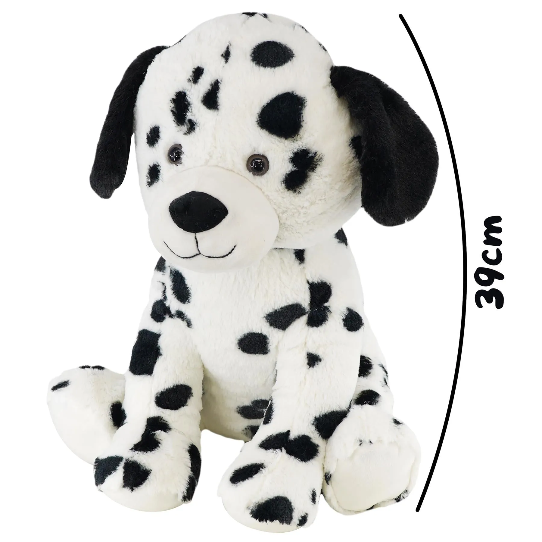 15" Plush Puppy Soft Dalmatian Dog Toy