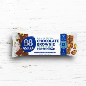 88 ACRES - DARK CHOCOLATE BROWNIE HIGH PROTEIN BAR