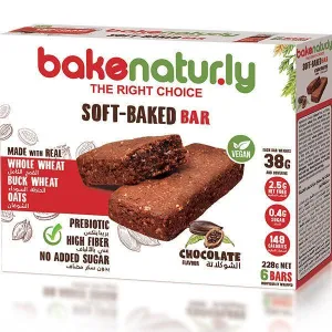 BAKE NATURLY SOFT BAKED CHOCO BAR 38G