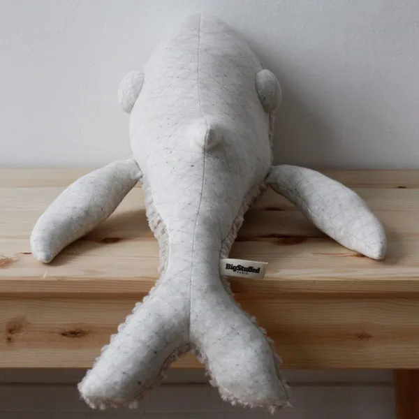 BigStuffed Albino Whale - Small