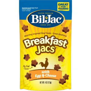 Bil-Jac 4 oz Breakfast Jacs Dry Dog Treat