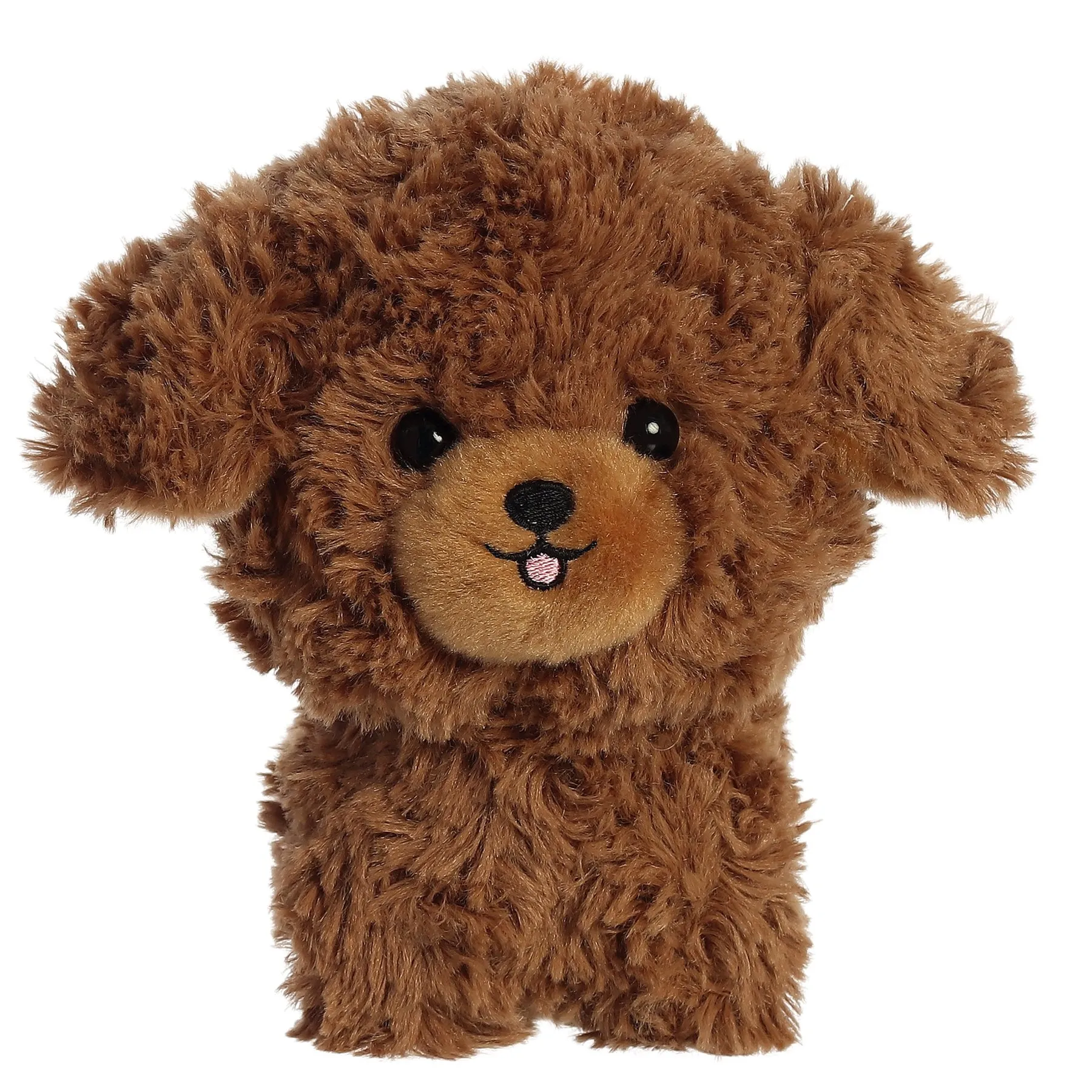 Brown Poodle Puppy Dog 7"