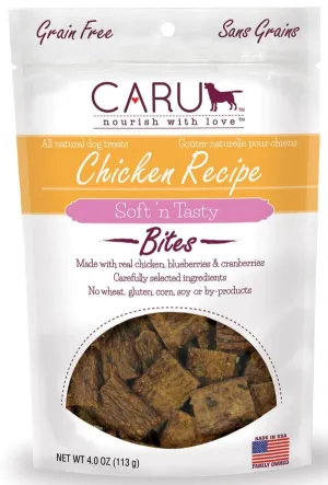 Caru Natural Grain Free Chicken Recipe Bites for Dogs