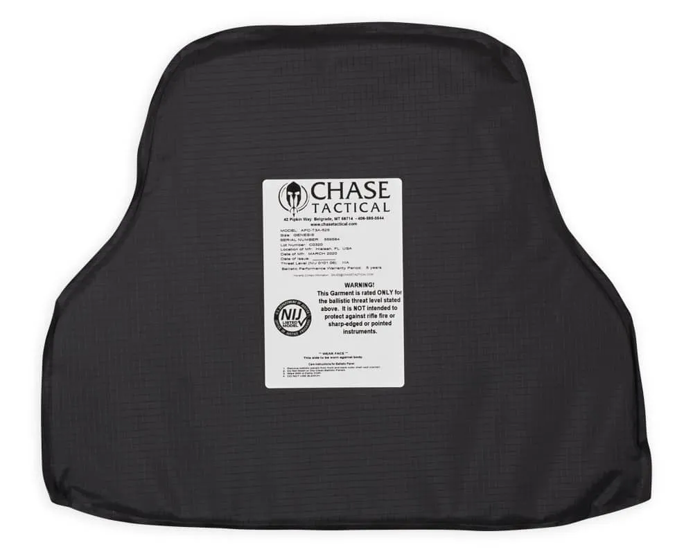 Chase Tactical Genesis Level IIIA Soft Body Armor