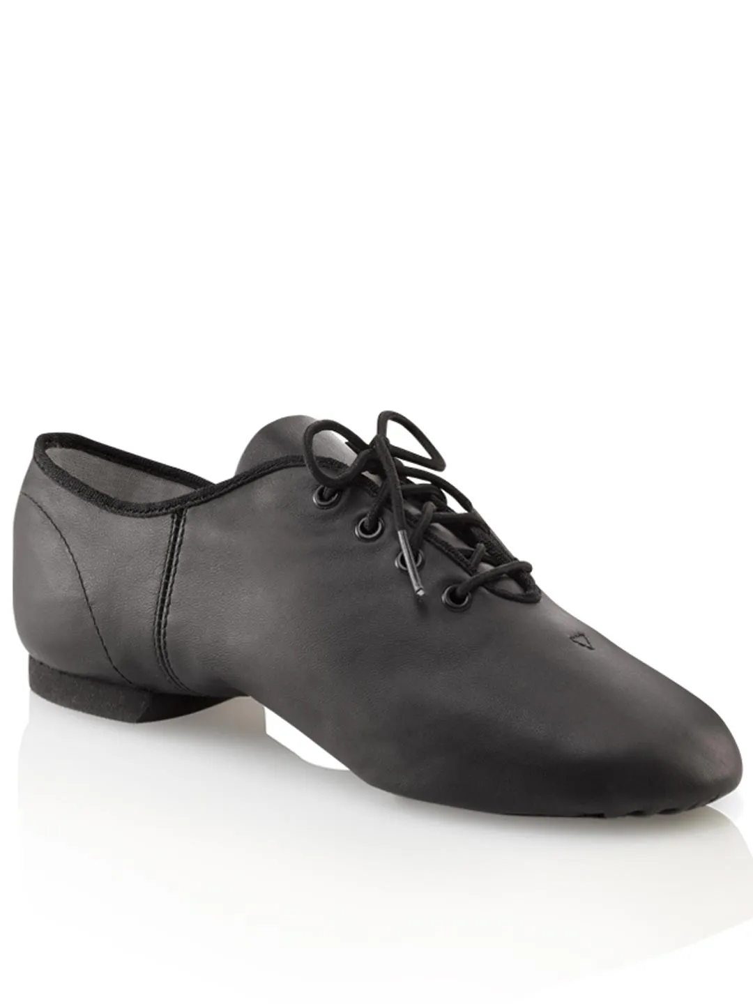 Child's Capezio Black Lace Up Jazz Oxford shoe