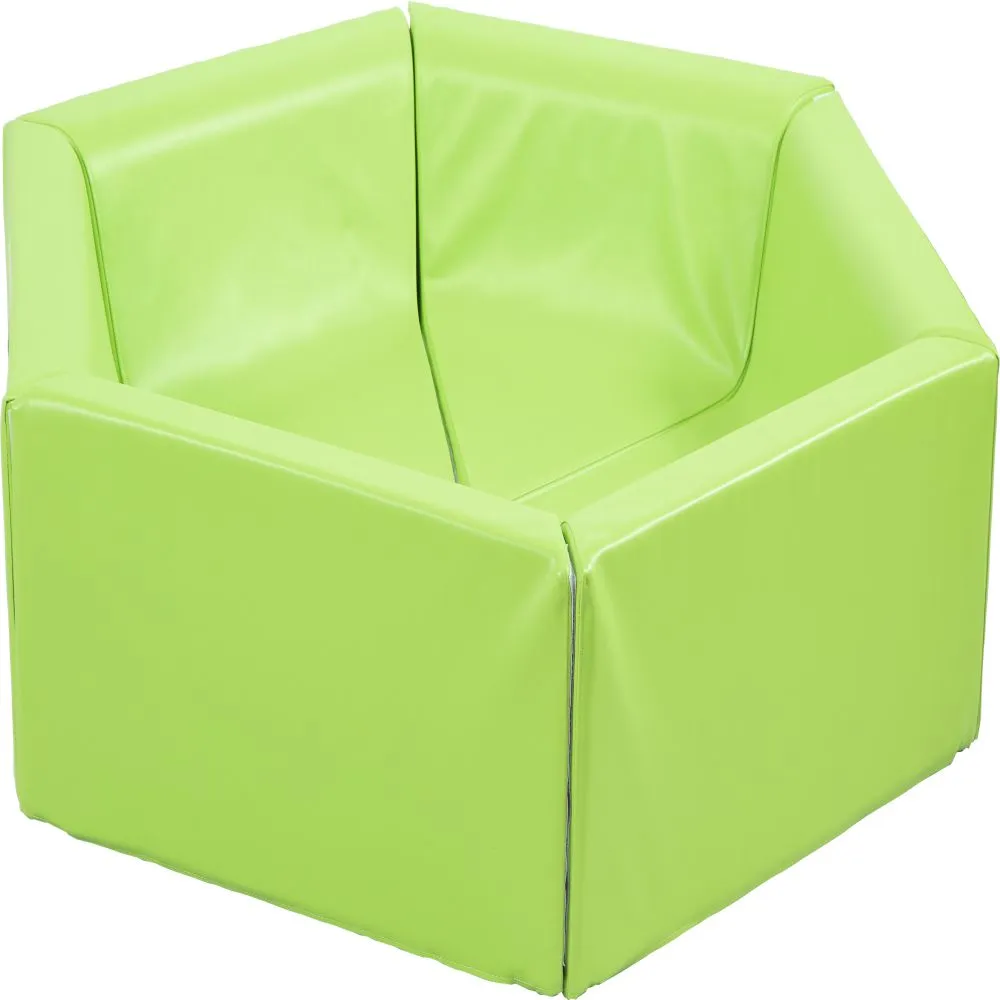 Closed Foam playpen, green