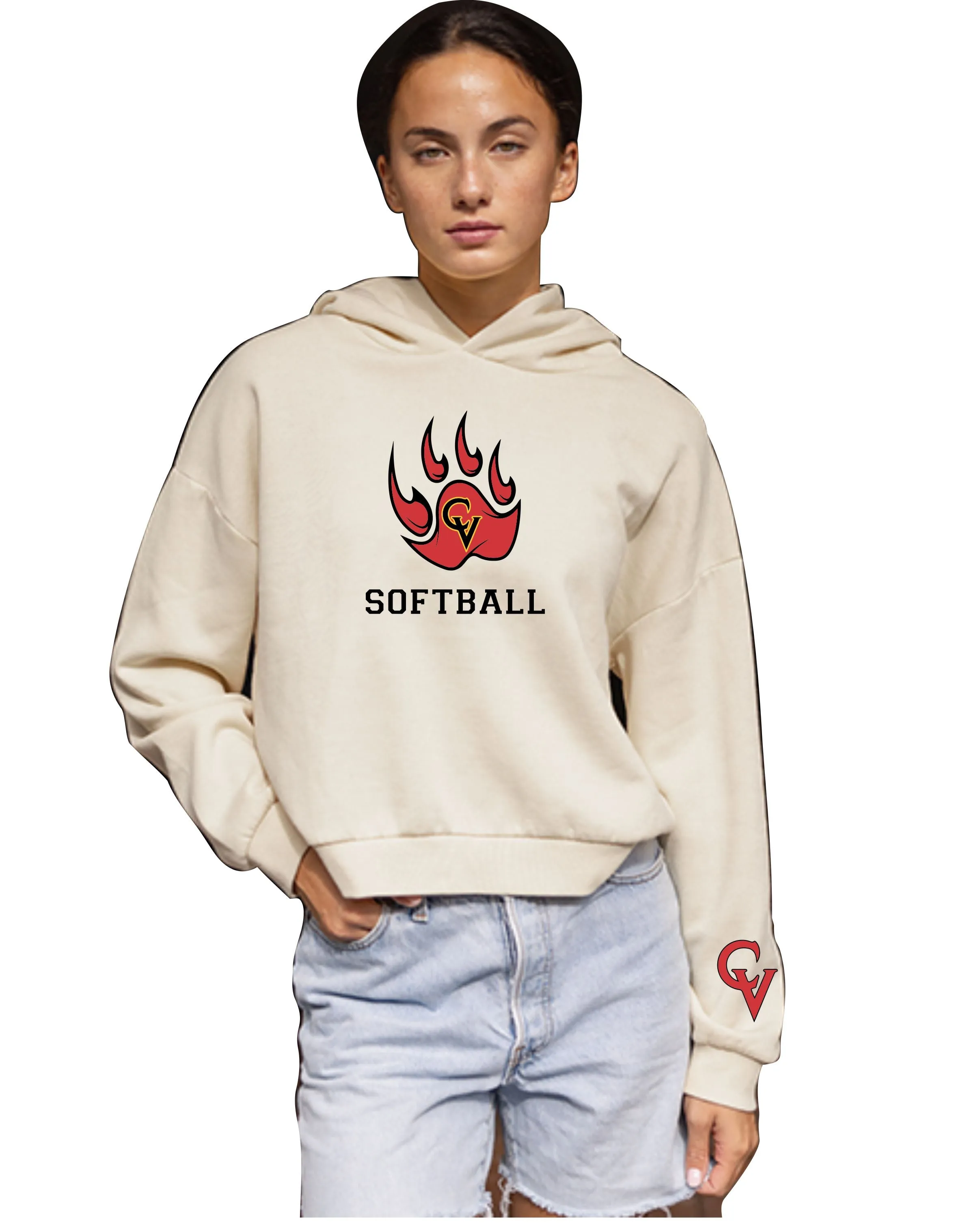 CV Softball Ladies Hoodie- 3 Designs