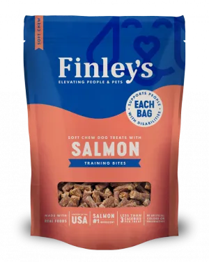 Finleys Salmon Recipe Soft Chew Training Bites