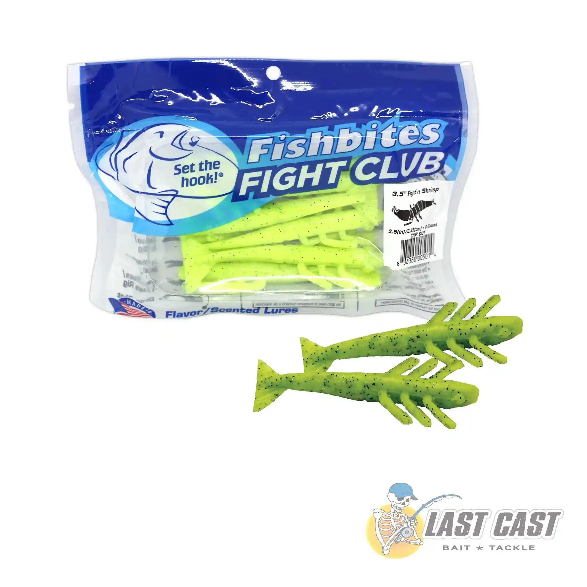 FISHBITES - FIGHT CLUB FIGHT'N SHRIMP LURES 3.5IN