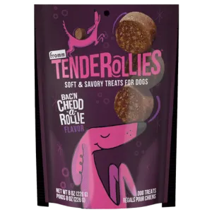 Fromm Bac'n Chedd-A-Rollie Tenderollies Dog Treats, 8 oz bag