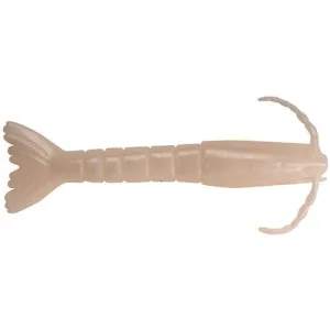 Gulp! Alive! Shrimp Soft Bait - 4" Length, Pearl White