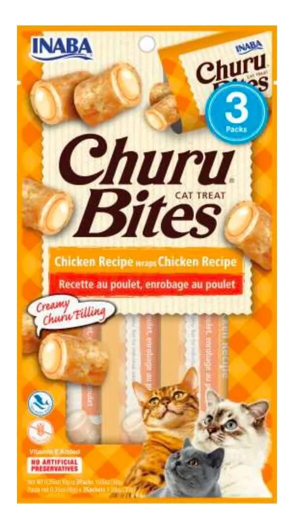 INABA Cat Churu Bites Chicken Wraps 30G