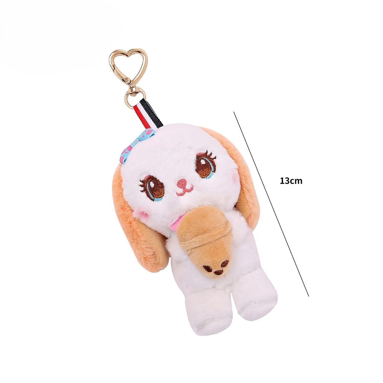 Innocent Kitty Look Theme Soft Toy Keychain.