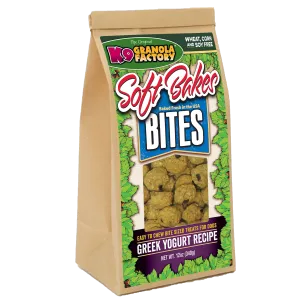 K9 Granola Factory Soft Bakes Bites, Greek Yogurt Recipe Dog Treats (12 oz)