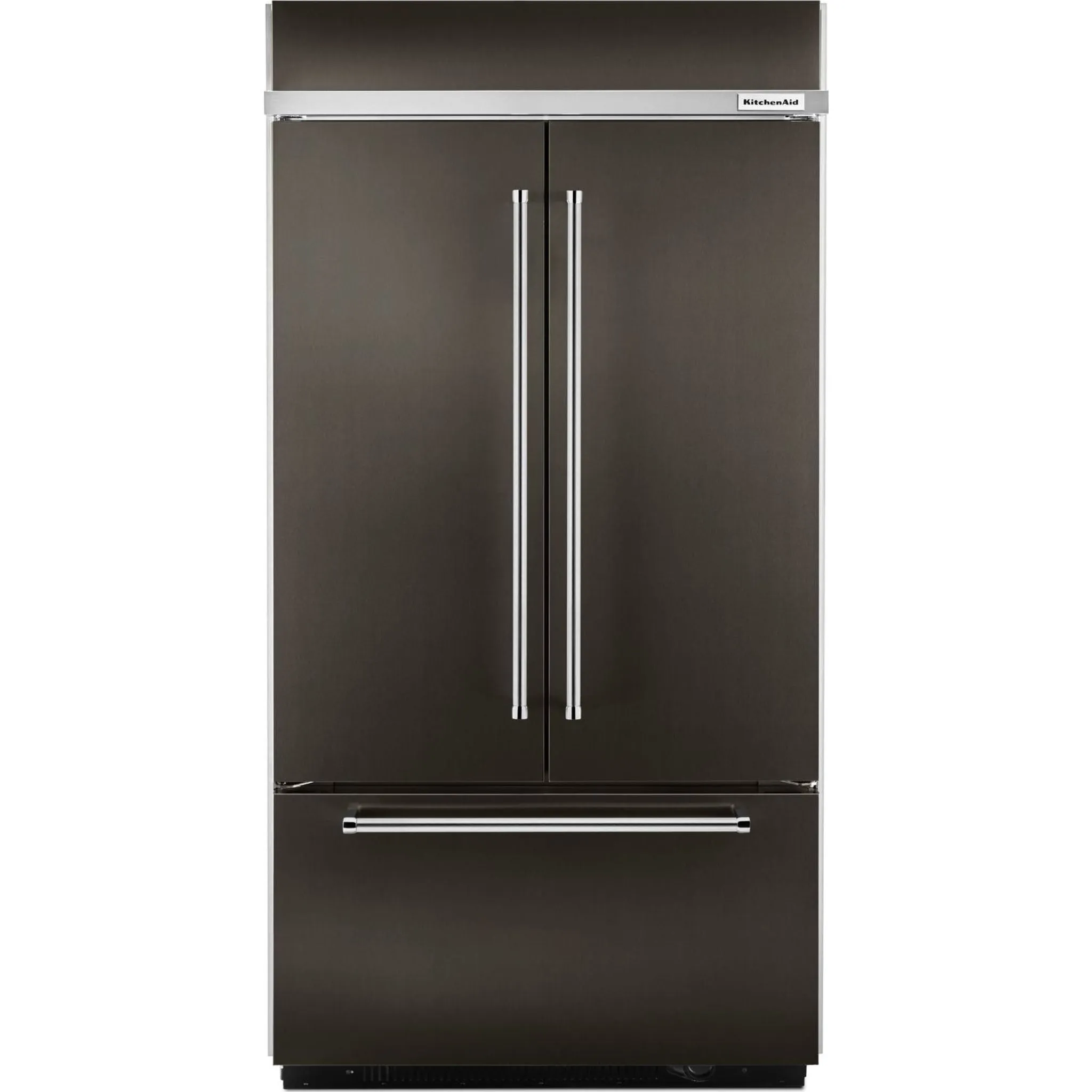 KitchenAid French Door Fridge (KBFN502EBS) - Black Stainless Steel with PrintShield™ Finish