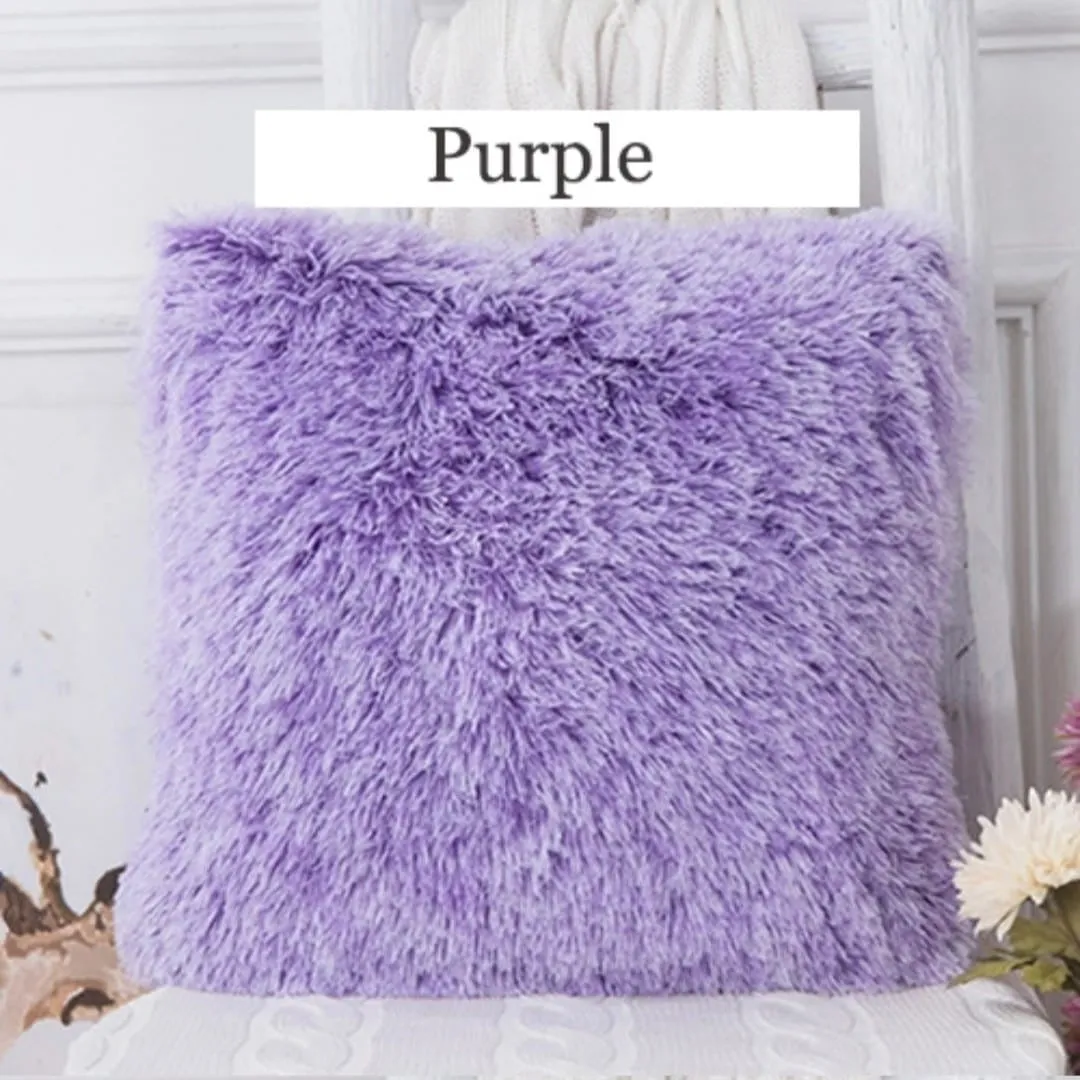 Long Furr Plush cushion Cover 16″ x 16″ 1040358