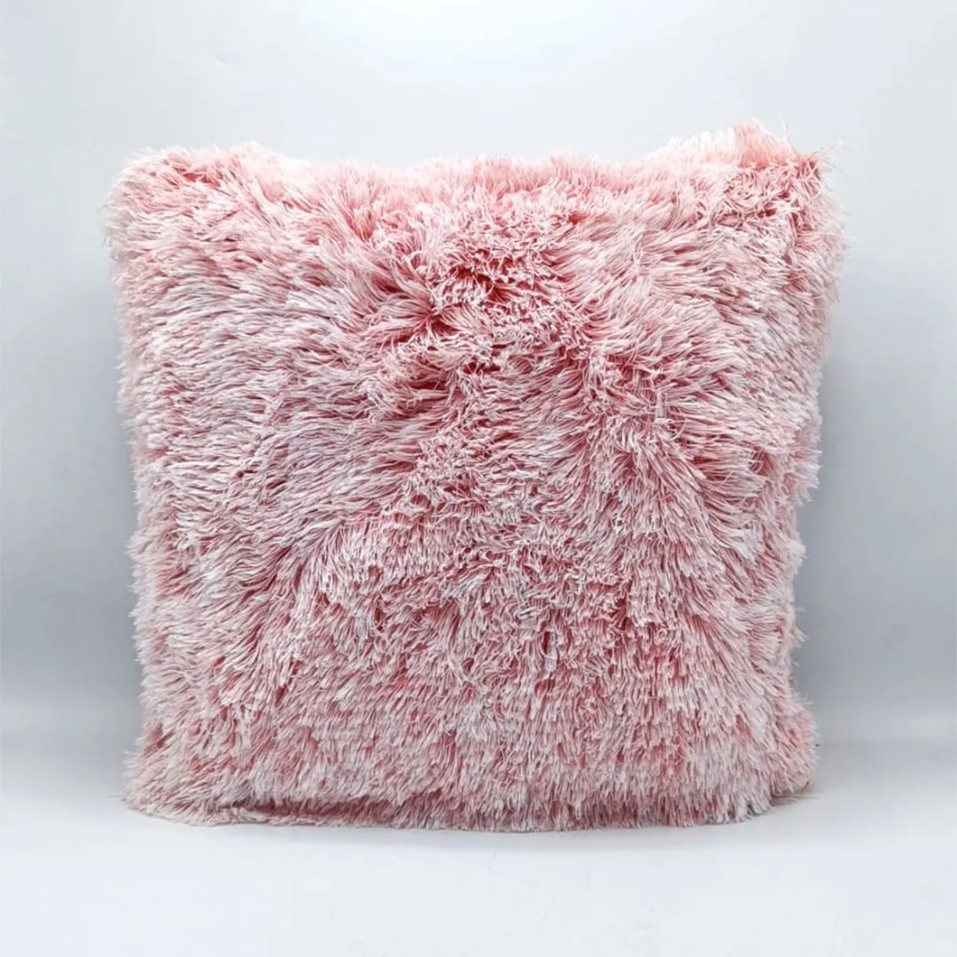 Luxury Long Fur Plush Cushion 16 x 16 inches 1040356