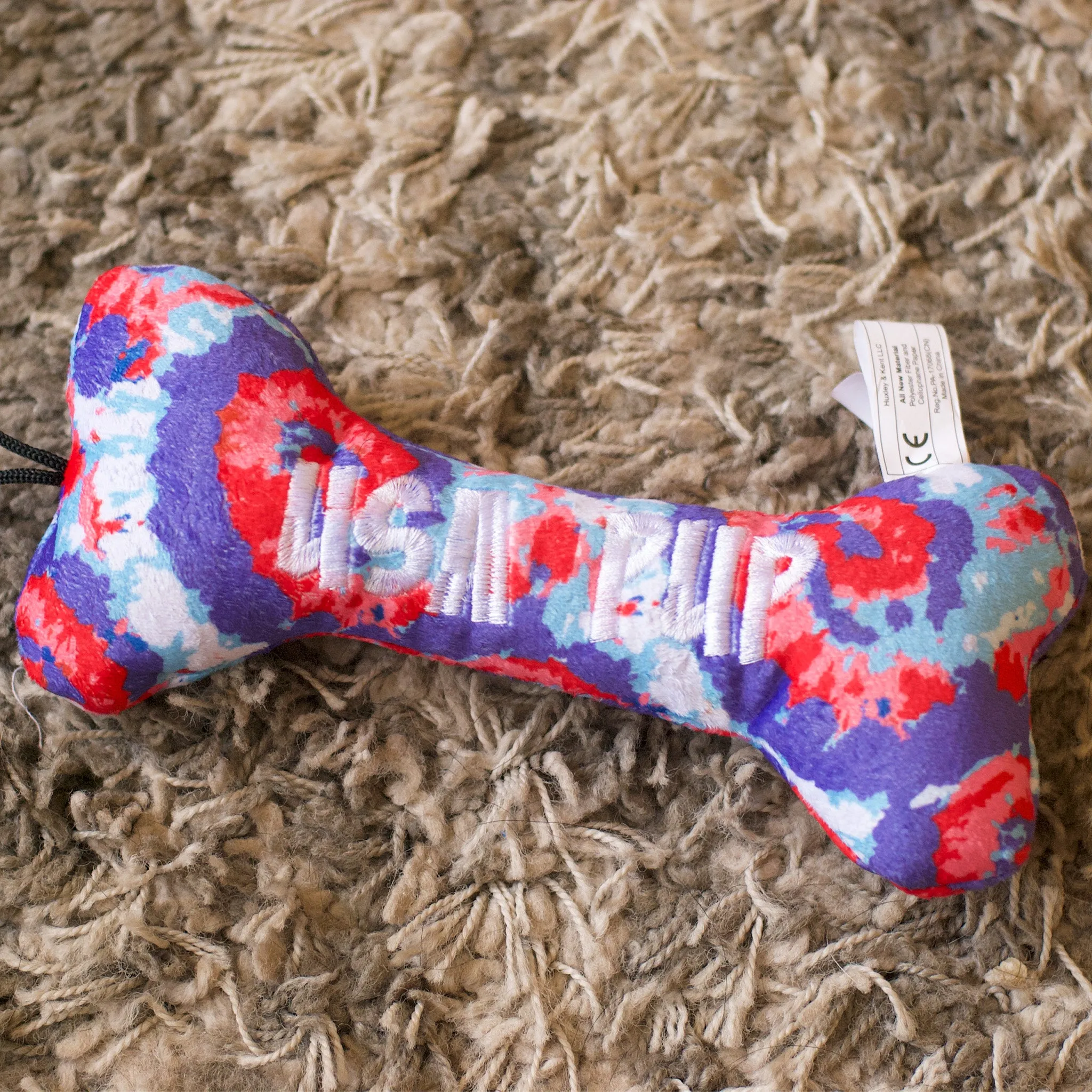 Medium USA PUP Bone Dog Toy