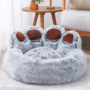 Pet Bear Paw Shape House Bed