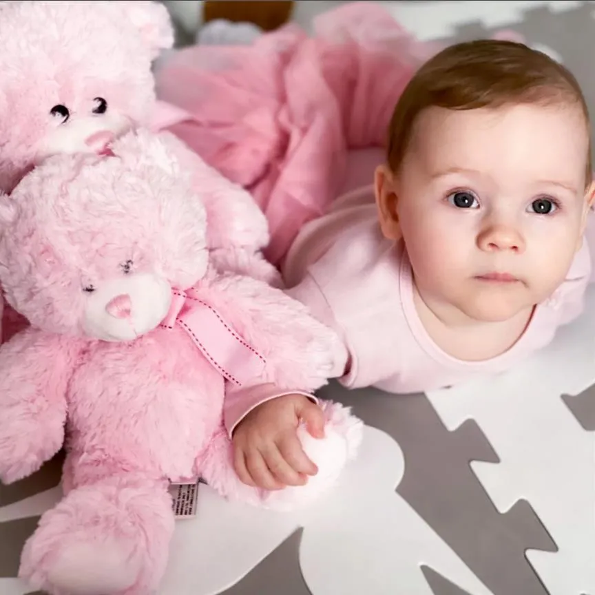 Pink Mini Plush Soft Teddy Bear Toy