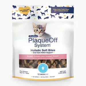 Proden PlaqueOff Holistic Soft Bites for Kittens Sweet Potato & Chicken 3oz