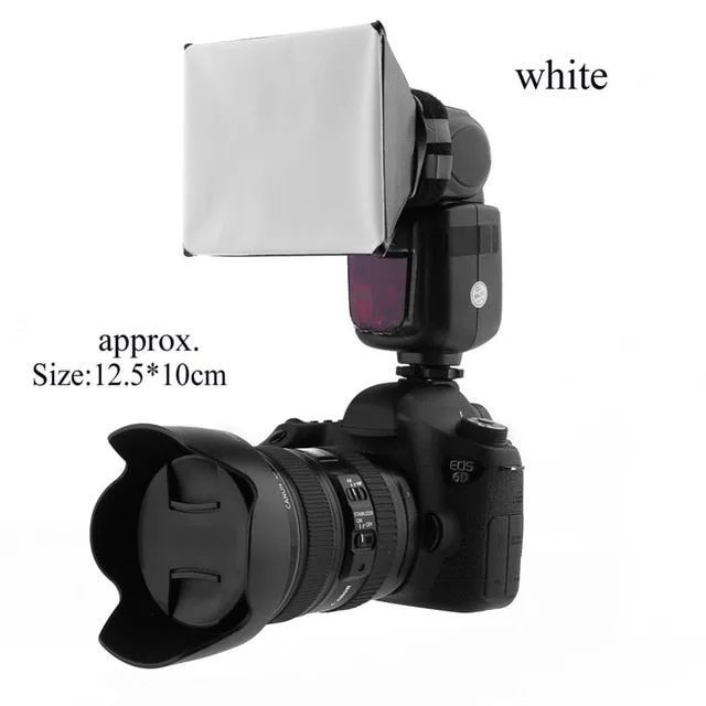 Silver Reflector Flash Diffuser Softbox