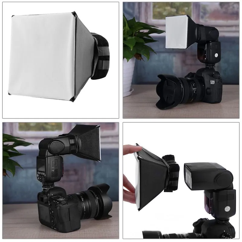 Silver Reflector Flash Diffuser Softbox