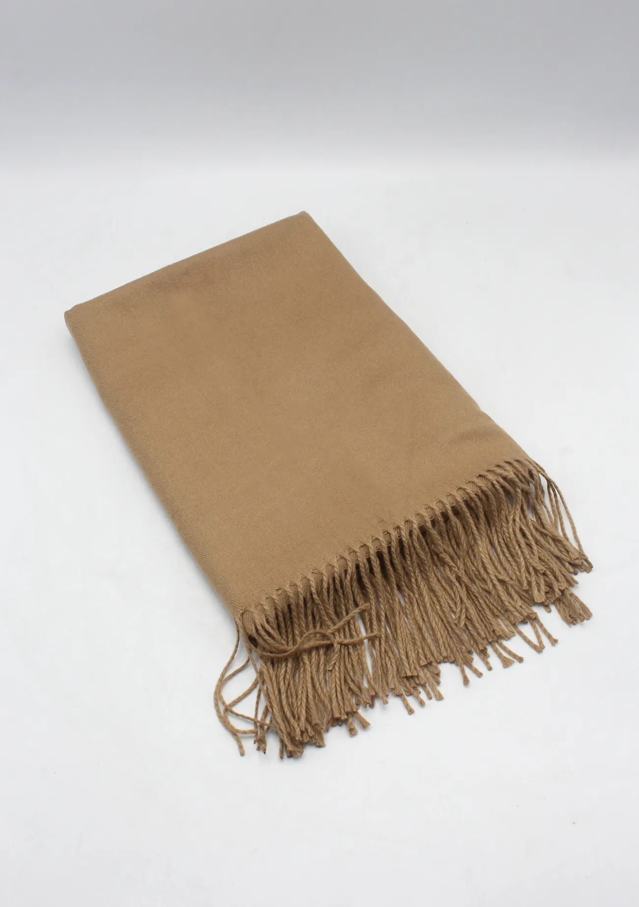 Soft and Warm Caramel Color Woolen Shawl