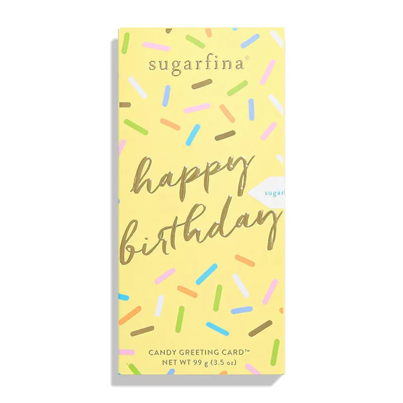 SUGARFINA | Happy Birthday Candy Greeting Card