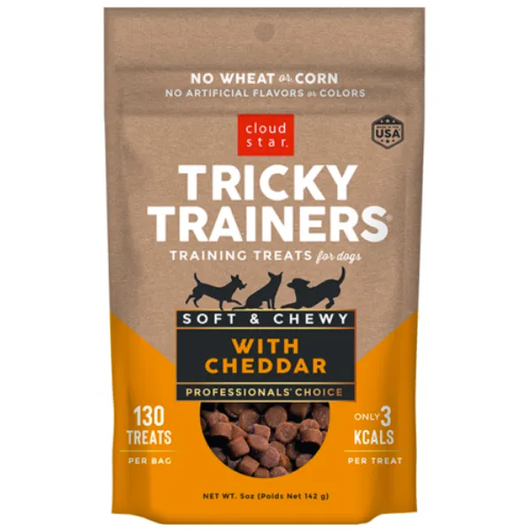 Tricky Trainers Soft & Chewy Treats, Cheddar