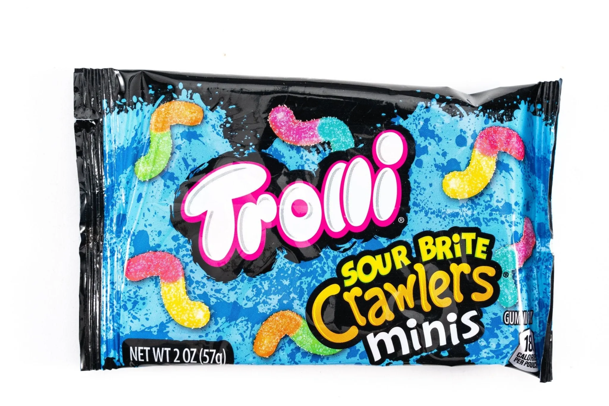 Trolli Sour Brite Crawlers Minis Assorted Bulk Box (2 oz, 18 ct.)