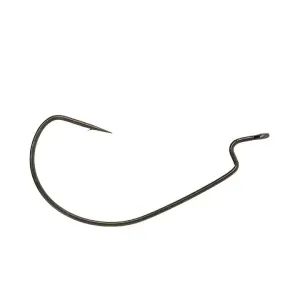 Tsunami Black Soft Plastic Hooks 4/0