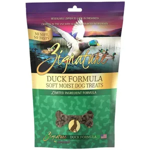 Zignature Duck Formula Soft & Chewy Dog Treats 4 oz (OLD)